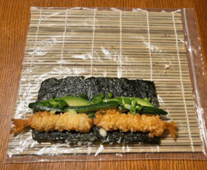 Uramaki flipped